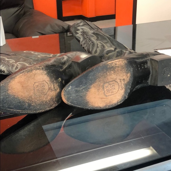 Ostrich Cowboy Boots - Picture 4 of 4